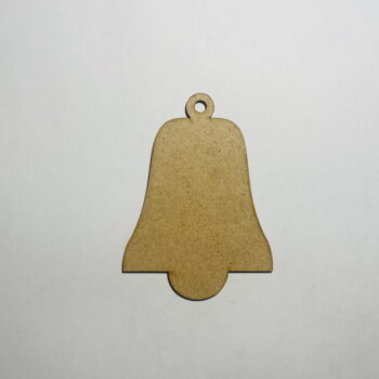 Intra απο ξύλο plywood 3mm-4mm πάχος - Ημιτελές κενό ξύλινο σχήμα καμπάνας Χριστουγέννων Δίασταση 30x30 cm Intraeaxys-qommp08o - Image 1