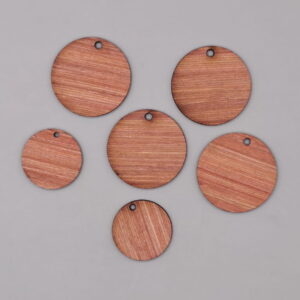 Intra απο ξύλο plywood 3mm-4mm πάχος - Κενό ξύλινο κυκλικό στολίδι Δίασταση 10x10 cm Intraeaxys-r7vmlw67