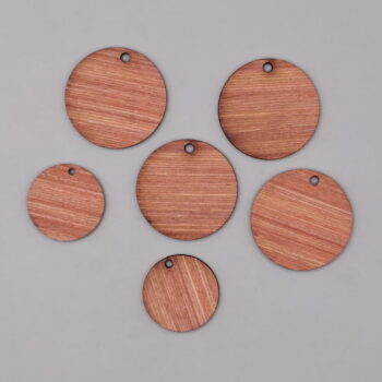 Intra απο ξύλο plywood 3mm-4mm πάχος - Κενό ξύλινο κυκλικό στολίδι Δίασταση 10x10 cm Intraeaxys-r7vmlw67 - Image 1