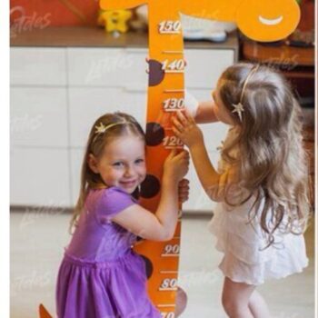 Intra απο ξύλο plywood 3mm-4mm πάχος - Κλίμακα ύψους καμηλοπάρδαλης Δίασταση 30x30 cm Intraeaxys-6o38ymq1 - Image 1