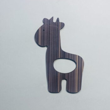 Intra απο ξύλο plywood 3mm-4mm πάχος - Ημιτελές ξύλινο σχήμα καμηλοπάρδαλης Δίασταση 30x30 cm Intraeaxys-lopqr9z7 - Image 1