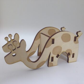 Intra απο ξύλο plywood 3mm-4mm πάχος - Giraffe Phone And Stand 6mm Δίασταση 30x30 cm Intraeaxys-m1d6zre7 - Image 5