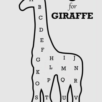 Intra απο ξύλο plywood 3mm-4mm πάχος - Alphabet Giraffe Puzzle For Kids Ακρυλικό 3mm Δίασταση 20x20 cm Intraeaxys-qommjd8o - Image 6