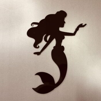 Intra απο ξύλο plywood 3mm-4mm πάχος - Γοργόνα διακόσμηση τοίχου Δίασταση 30x30 cm Intraeaxys-91jd6651 - Image 1