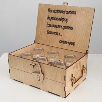 Intra απο ξύλο plywood 3mm-4mm πάχος - Κουτί στρατιώτη Δίασταση 30x30 cm Intraeaxys-qomm9zko - Image 4