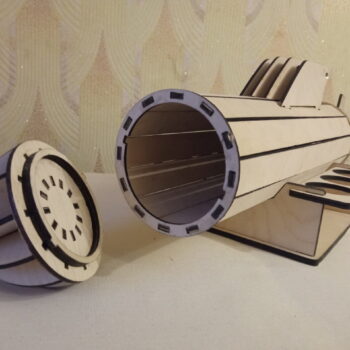 Intra απο ξύλο plywood 3mm-4mm πάχος - Υποβρύχιο Minibar Δίασταση 30x30 cm Intraeaxys-078yw24o - Image 1