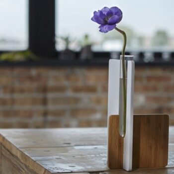 Intra απο ξύλο plywood 3mm-4mm πάχος - Βάζο δοκιμαστικού σωλήνα Δίασταση 30x30 cm Intraeaxys-078y9w4o - Image 1