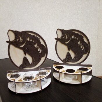 Intra απο ξύλο plywood 3mm-4mm πάχος - Στήριγμα ποτηριού κρασιού Δίασταση 30x30 cm Intraeaxys-e1gkyemo - Image 1