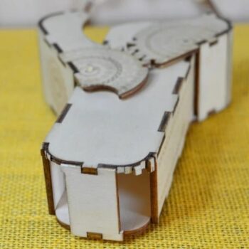 Intra απο ξύλο plywood 3mm-4mm πάχος - Κουτί γυαλιών με γρανάζια Δίασταση 30x30 cm Intraeaxys-91jkp9lo - Image 10