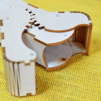 Intra απο ξύλο plywood 3mm-4mm πάχος - Κουτί γυαλιών με γρανάζια Δίασταση 30x30 cm Intraeaxys-67wl8r81 - Image 5