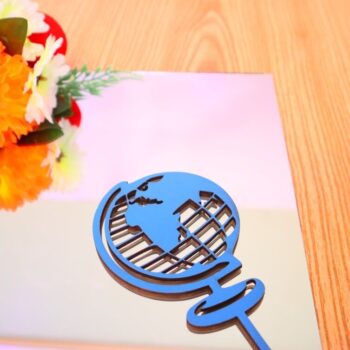 Intra απο ξύλο plywood 3mm-4mm πάχος - Globe Cake Topper Δίασταση 30x30 cm Intraeaxys-eo4qzwd7 - Image 9