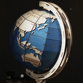 Intra απο ξύλο plywood 3mm-4mm πάχος - Globe Jewelry Box Δίασταση 30x30 cm Intraeaxys-joedgk91 - Image 3