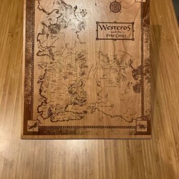 Intra απο ξύλο plywood 3mm-4mm πάχος - Χάρτης του Westeros Game Of Thrones Δίασταση 30x30 cm Intraeaxys-r7vmxml7 - Image 4