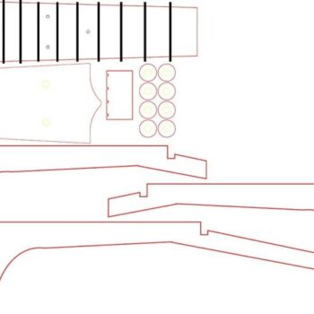 Intra απο ξύλο plywood 3mm-4mm πάχος - Μικρή κιθάρα Δίασταση 30x30 cm Intraeaxys-r1z02l2o - Image 3