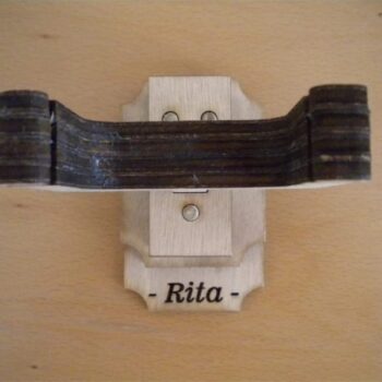 Intra απο ξύλο plywood 3mm-4mm πάχος - Κρεμάστρα τοίχου κιθάρας Δίασταση 30x30 cm Intraeaxys-r7vd5j57 - Image 6