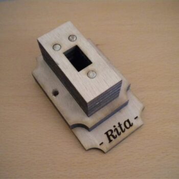 Intra απο ξύλο plywood 3mm-4mm πάχος - Κρεμάστρα τοίχου κιθάρας Δίασταση 30x30 cm Intraeaxys-r7vd5j57 - Image 9