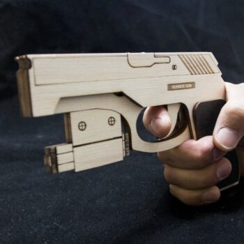 Intra απο ξύλο plywood 3mm-4mm πάχος - Λαστιχένιο πιστόλι Δίασταση 30x30 cm Intraeaxys-ro6dyw37 - Image 1