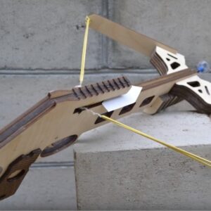 Intra απο ξύλο plywood 3mm-4mm πάχος - Βαλλίστρα 3D Ξύλινο παζλ Δίασταση 30x30 cm Intraeaxys-6o3ye437