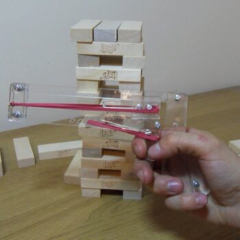 Intra απο ξύλο plywood 3mm-4mm πάχος - Jenga Pistol Δίασταση 30x30 cm Intraeaxys-r7vmwq57 - Image 3