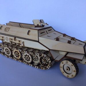 Intra απο ξύλο plywood 3mm-4mm πάχος - Θωρακισμένο Ξύλινο Παιχνίδι APC 3D μοντέλου μεταφοράς προσωπικού Δίασταση 30x30 cm Intraeaxys-joedg251