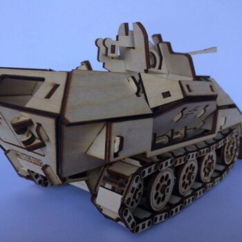 Intra απο ξύλο plywood 3mm-4mm πάχος - Θωρακισμένο Ξύλινο Παιχνίδι APC 3D μοντέλου μεταφοράς προσωπικού Δίασταση 30x30 cm Intraeaxys-joedg251 - Image 6