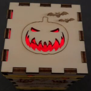 Intra απο ξύλο plywood 3mm-4mm πάχος - Φανάρι αποκριών Δίασταση 30x30 cm Intraeaxys-67wzlz87