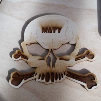 Intra απο ξύλο plywood 3mm-4mm πάχος - Ξύλινο κρανίο Δίασταση 30x30 cm Intraeaxys-91jdz281 - Image 3