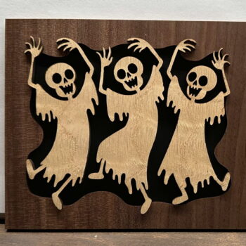 Intra απο ξύλο plywood 3mm-4mm πάχος - Διακόσμηση χορού αποκριών Δίασταση 30x30 cm Intraeaxys-lopqy8z7 - Image 1