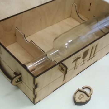 Intra απο ξύλο plywood 3mm-4mm πάχος - Κουτί δώρου Ξύλινο Κλουβί Δίασταση 30x30 cm Intraeaxys-p7ymyg27 - Image 4