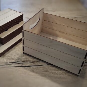 Intra απο ξύλο plywood 3mm-4mm πάχος - Ξύλινο κιβώτιο παιχνιδιών Hammper Crate Κουτί δώρου Hamper Crate Δίασταση 30x30 cm Intraeaxys-67wlx5l1 - Image 1