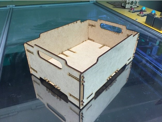 Intra απο ξύλο plywood 3mm-4mm πάχος - Στοιβαζόμενο κουτί MDF 3mm Δίασταση 30x30 cm Intraeaxys-yon0dng7