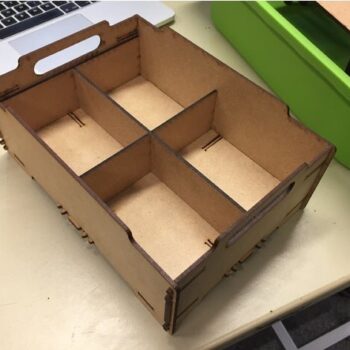 Intra απο ξύλο plywood 3mm-4mm πάχος - Στοιβαζόμενο κουτί MDF 3mm Δίασταση 30x30 cm Intraeaxys-yon0dng7 - Image 3