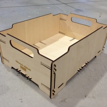 Intra απο ξύλο plywood 3mm-4mm πάχος - Στοιβαζόμενο Κουτί Mini Κόντρα πλακέ 4mm Δίασταση 30x30 cm Intraeaxys-eo0qm9g1 - Image 1