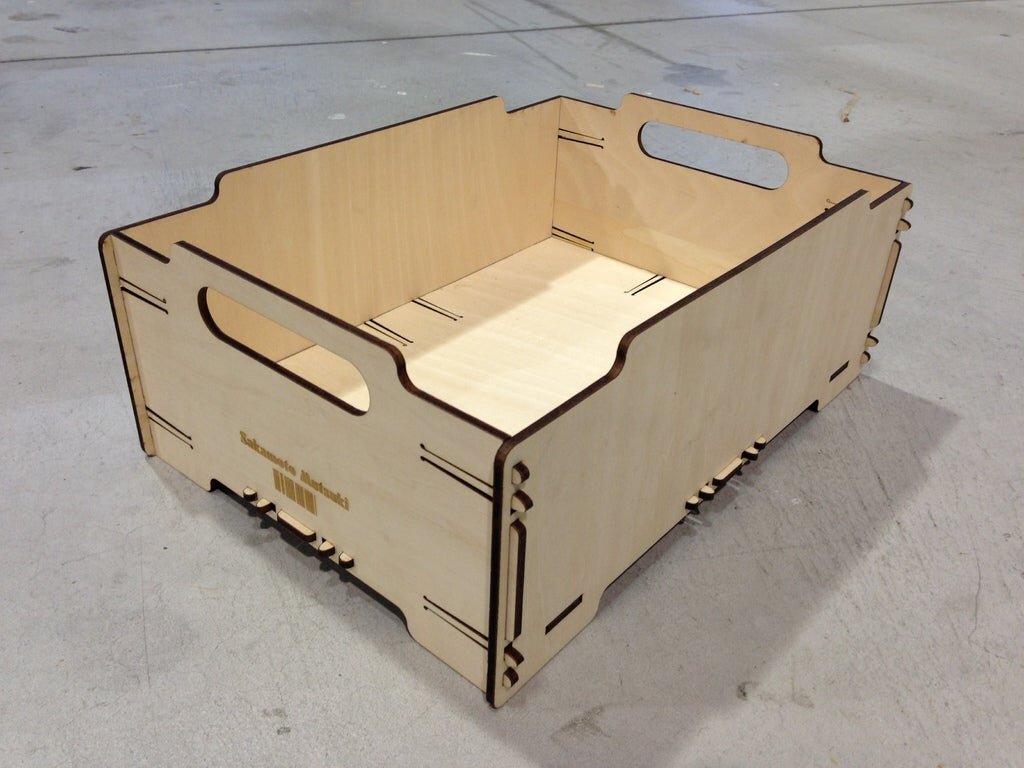 Intra απο ξύλο plywood 3mm-4mm πάχος - Στοιβαζόμενο Κουτί Mini Κόντρα πλακέ 4mm Δίασταση 30x30 cm Intraeaxys-eo0qm9g1