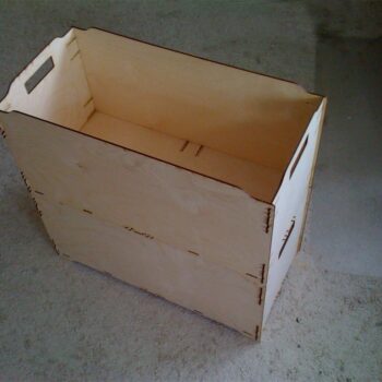 Intra απο ξύλο plywood 3mm-4mm πάχος - Stack Box 3mm Κόντρα πλακέ Δίασταση 30x30 cm Intraeaxys-51rrzld1 - Image 1