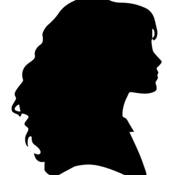 Intra απο ξύλο plywood 3mm-4mm πάχος - Ερμιόνη Γκρέιντζερ Χάρι Πότερ Σιλουέτα Δίασταση 30x30 cm Intraeaxys-yon0vz27 - Image 1