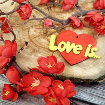 Intra απο ξύλο plywood 3mm-4mm πάχος - Love Decor Δίασταση 30x30 cm Intraeaxys-075y490o - Image 1