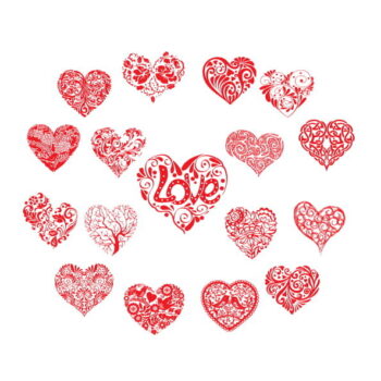 Intra απο ξύλο plywood 3mm-4mm πάχος - Χαράξτε Καρδιές Δίασταση 30x30 cm Intraeaxys-lopqwn67 - Image 1