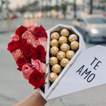 Intra απο ξύλο plywood 3mm-4mm πάχος - Κουτί λουλουδιών Βαλεντίνο Κουτί καραμέλας σε σχήμα καρδιάς Δίασταση 30x30 cm Intraeaxys-eo20j367 - Image 1