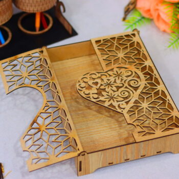 Intra απο ξύλο plywood 3mm-4mm πάχος - Κουτί κοσμημάτων Heart 3mm Δίασταση 30x30 cm Intraeaxys-67wl2l21 - Image 9