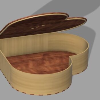 Intra απο ξύλο plywood 3mm-4mm πάχος - Ξύλινο κουτί καρδιών Δίασταση 30x30 cm Intraeaxys-51rrly31 - Image 3