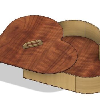 Intra απο ξύλο plywood 3mm-4mm πάχος - Ξύλινο κουτί καρδιών Δίασταση 30x30 cm Intraeaxys-51rrly31 - Image 6