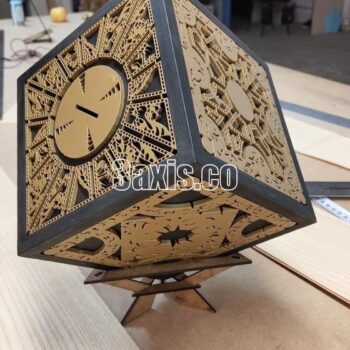 Intra απο ξύλο plywood 3mm-4mm πάχος - Διακοσμητικό κουτί δωρεών Δίασταση 30x30 cm Intraeaxys-pok3xv87 - Image 1