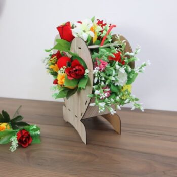 Intra απο ξύλο plywood 3mm-4mm πάχος - Ξύλινο καλάθι λουλουδιών 3mm Δίασταση 30x30 cm Intraeaxys-d1lvgrgo - Image 3