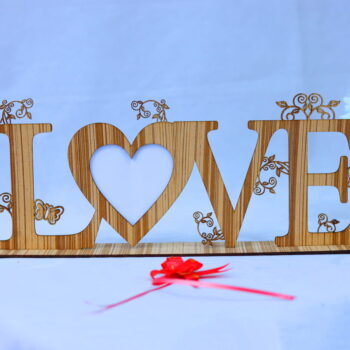 Intra απο ξύλο plywood 3mm-4mm πάχος - Κορνίζα Love Heart 3mm Δίασταση 30x30 cm Intraeaxys-pok36n97 - Image 9