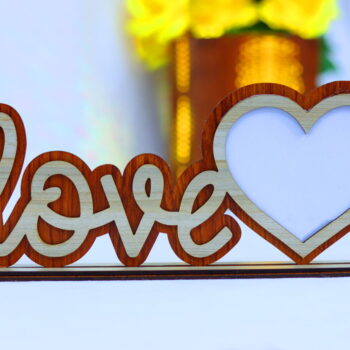 Intra απο ξύλο plywood 3mm-4mm πάχος - Κορνίζα Love Photo 3mm Δίασταση 30x30 cm Intraeaxys-d1lvezgo - Image 3