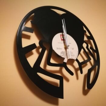 Intra απο ξύλο plywood 3mm-4mm πάχος - Orologi Vinile Cuore.dxf Δίασταση 30x30 cm Intraeaxys-eo20ll78 - Image 1