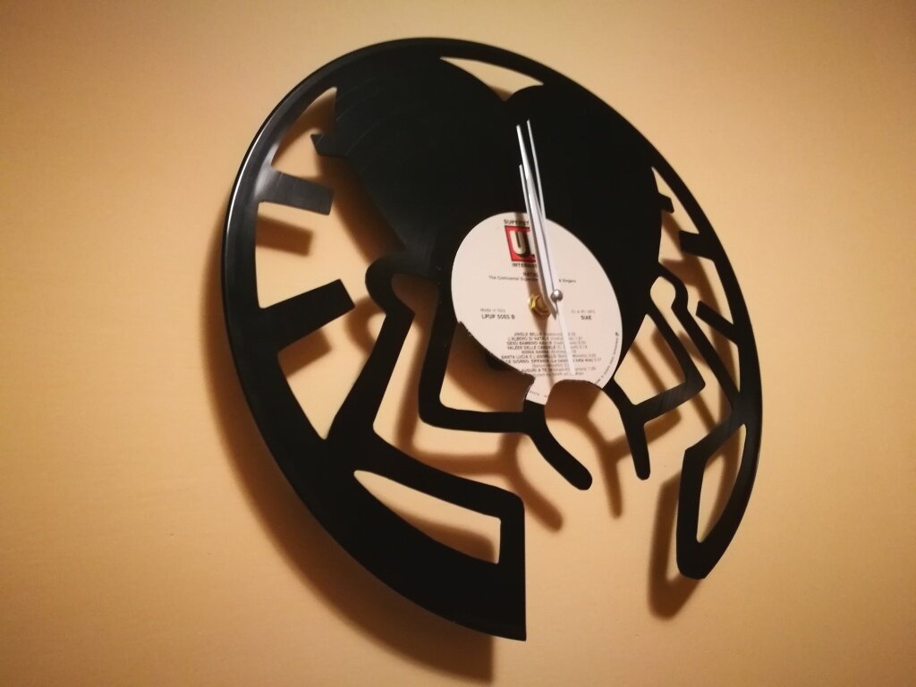 Intra απο ξύλο plywood 3mm-4mm πάχος - Orologi Vinile Cuore.dxf Δίασταση 30x30 cm Intraeaxys-eo20ll78