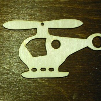 Intra απο ξύλο plywood 3mm-4mm πάχος - Παιχνίδι ελικόπτερο Δίασταση 30x30 cm Intraeaxys-ro6y0xq7 - Image 1