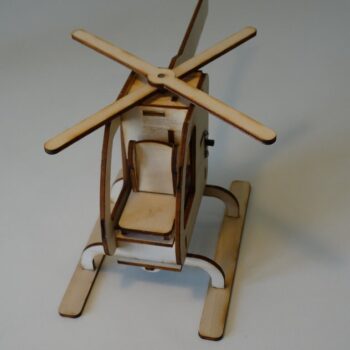 Intra απο ξύλο plywood 3mm-4mm πάχος - Μηχανοκίνητο ελικόπτερο 3 χλστ Δίασταση 30x30 cm Intraeaxys-d1lvk3xo - Image 4